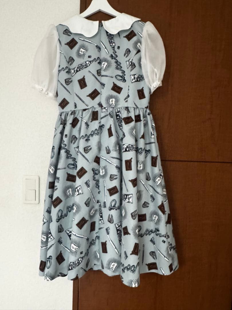 デンタルキューポット　パフスリーブドレス　ワンピース　Q-pot