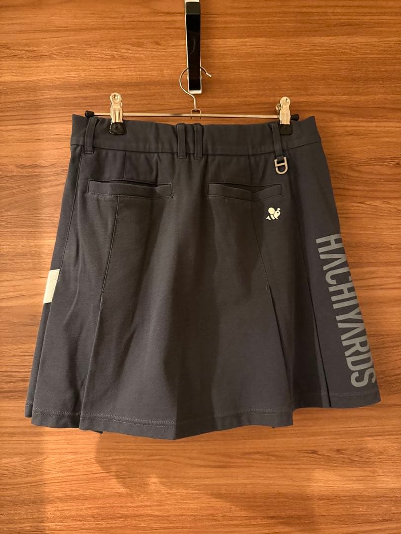 ハチヤーズ 8YARDS プリーツスカート ネイビー