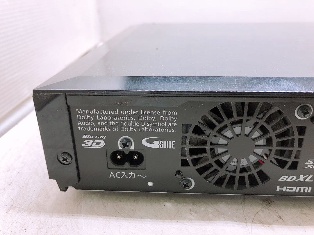 2017年製 パナソニック ブルーレイレコーダー DMR-UX7030 リモコン