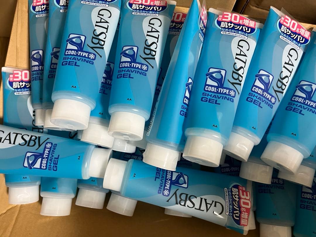 最終値下　マンダムギャツビー ひきしめシェービングジェル 235g ×28個
