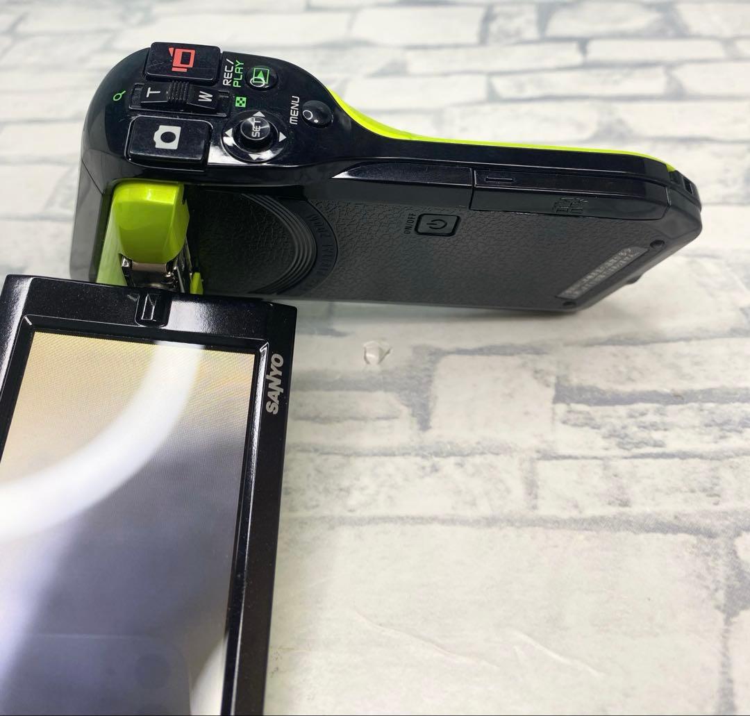 【動作確認済み】 サンヨー デジタルカメラ デジカメ DMX-CG11 グリーン