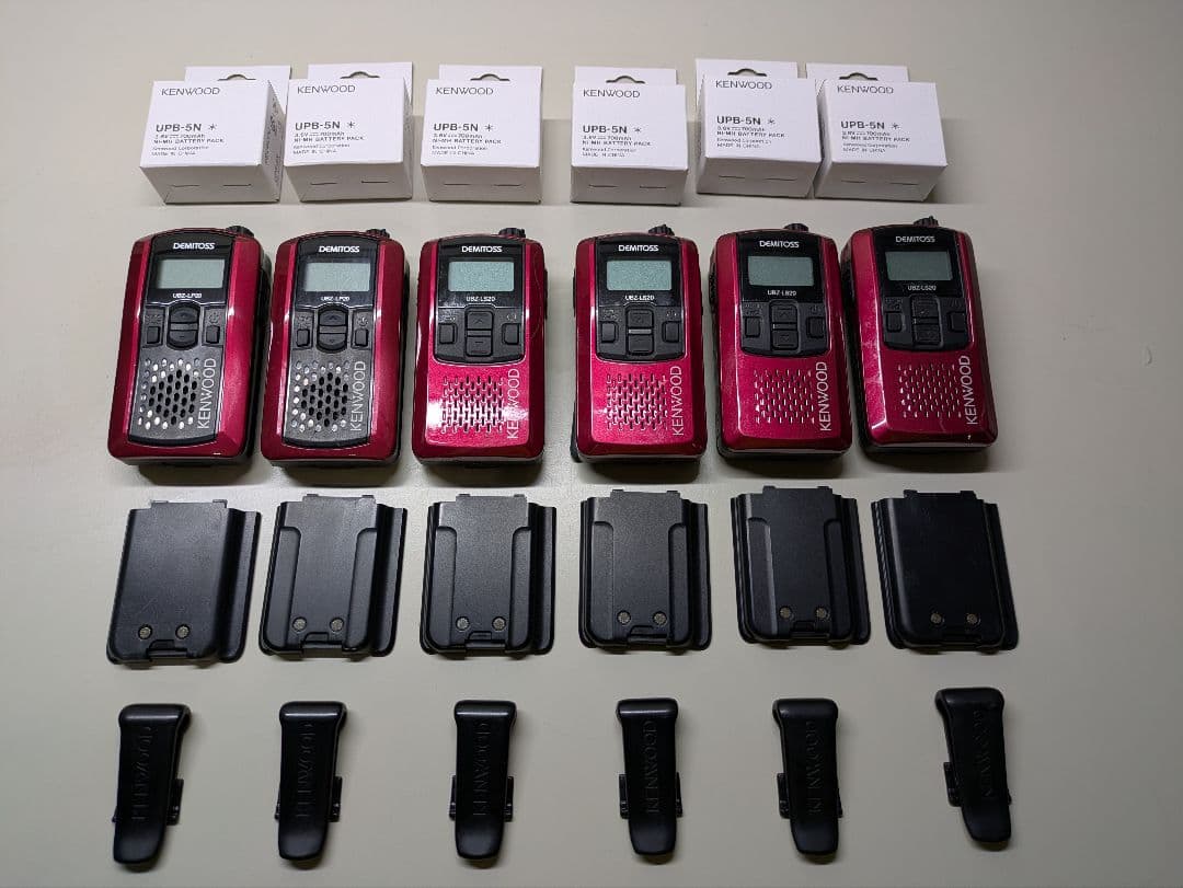 KENWOOD UBZ-LP20 トランシーバー 6台セット