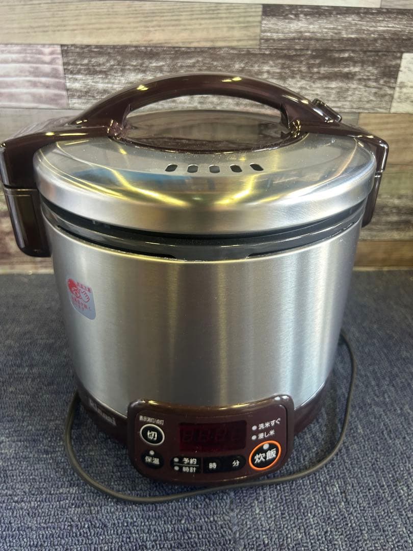 未使用 RR-030VMT ガス炊飯器 0.54L 3合 LPガス用