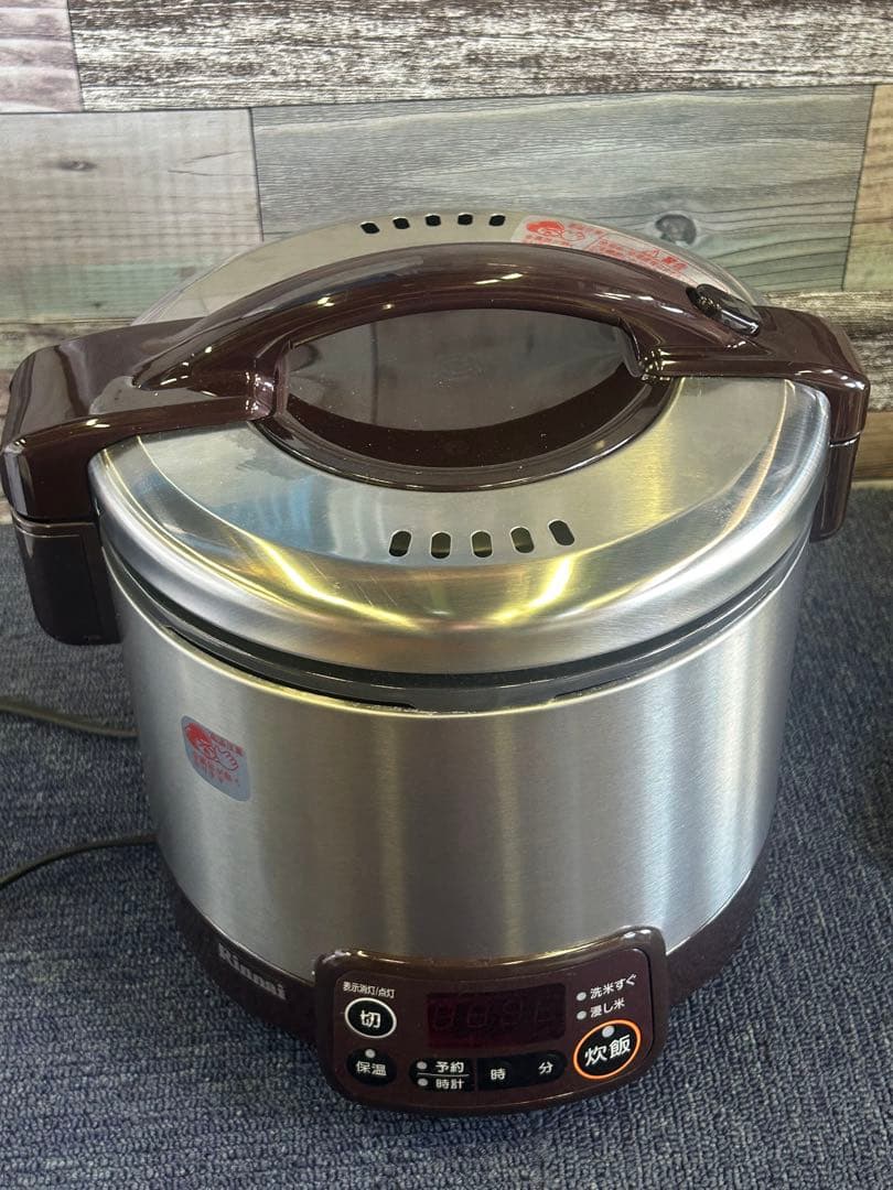 未使用 RR-030VMT ガス炊飯器 0.54L 3合 LPガス用