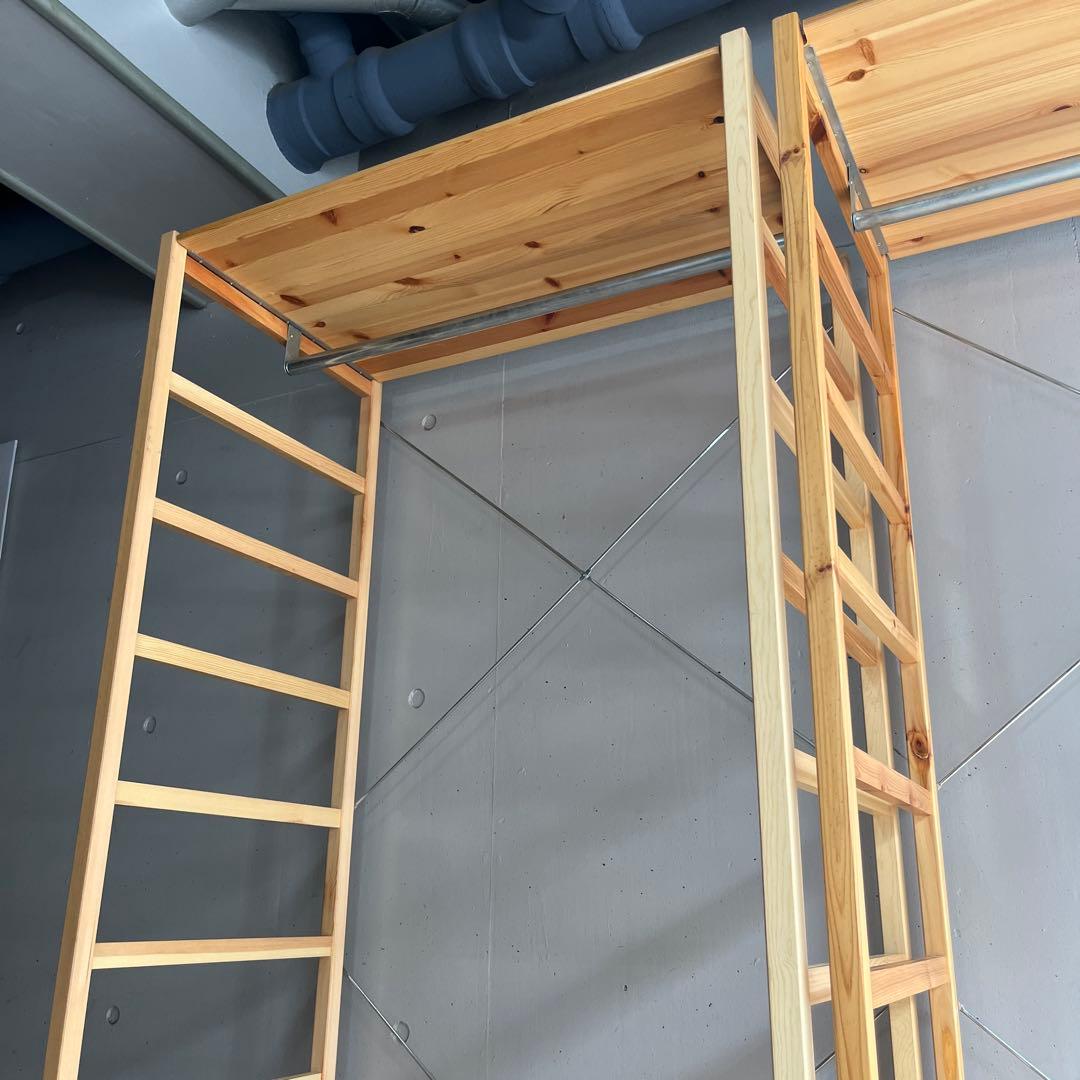 美品★無印 パイン材ユニットシェルフ・ワードローブ ２個セット