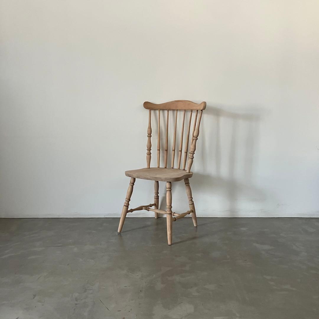 レトロ　アンティーク　古道具　古家具　剥離家具　ストリップド　ウィンザーチェア