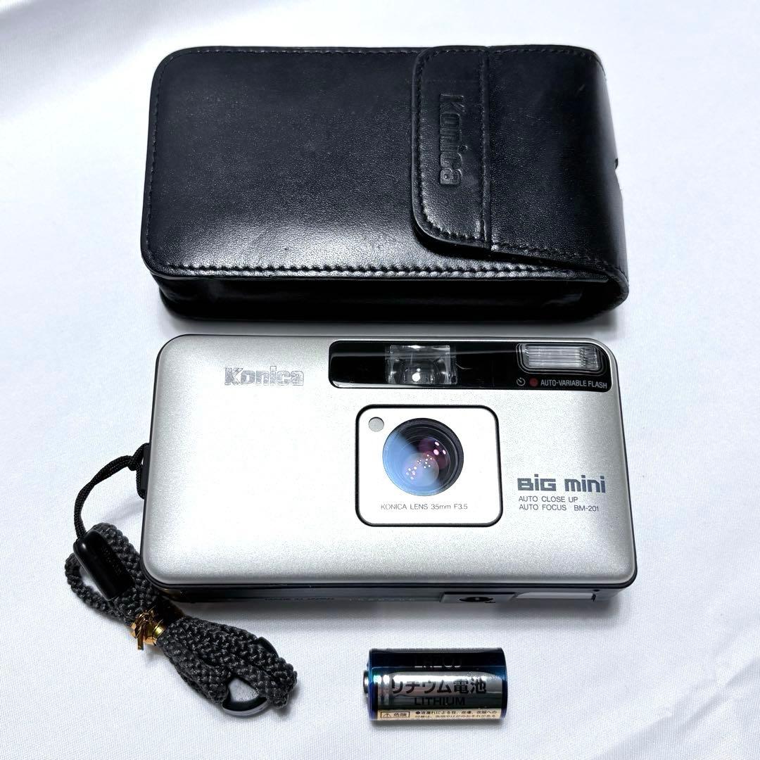 Konica BIG mini BM-201 フィルムカメラ コニカ ケース付き