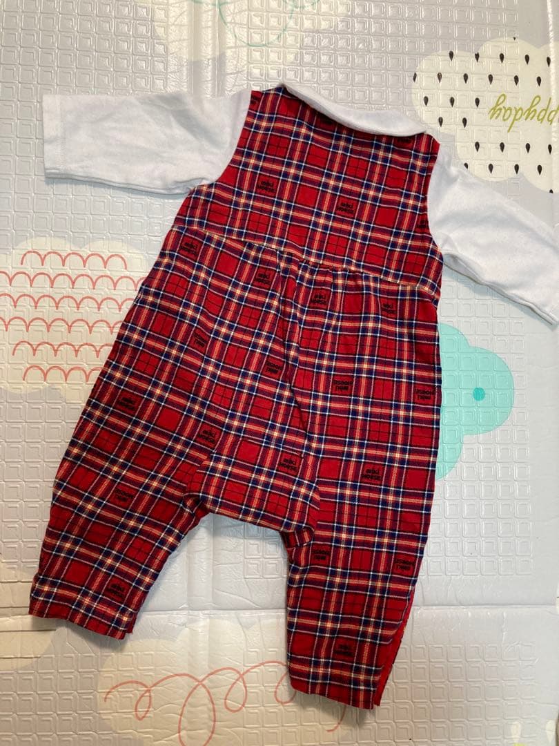 【現行品】 ミキハウス 70cm カバーオール