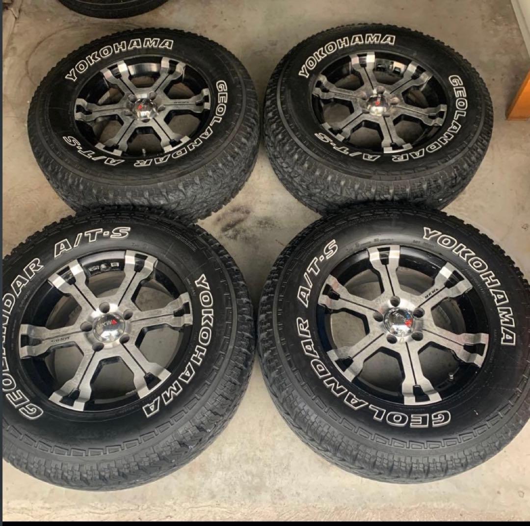 ひでごり 　16インチアルミホイール4本セット　MKW デリカD5 中古品