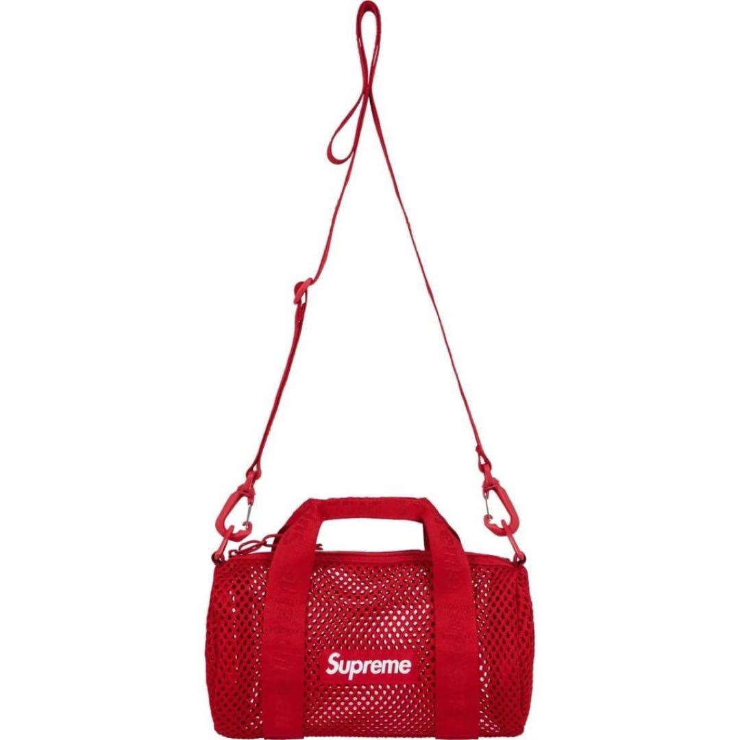 シュプリーム Supreme Mesh Mini Duffle Bag RED