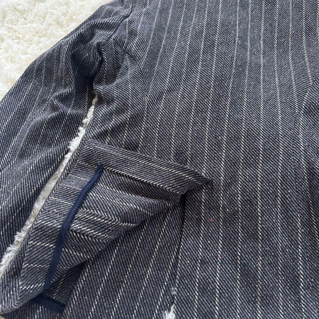 45R テーラードジャケット インディゴ 藍染め コットンツイードジャケット