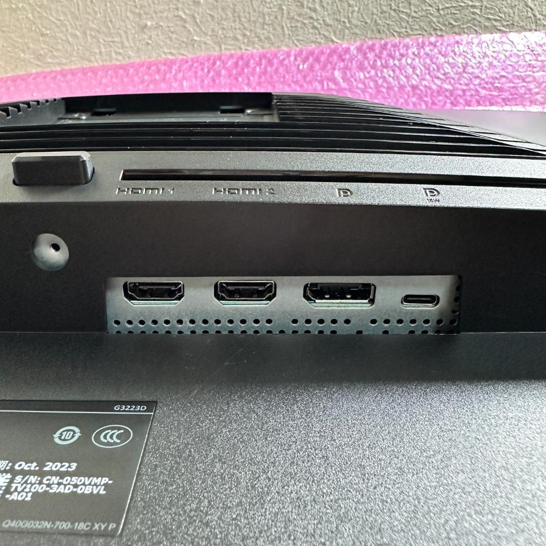 DELL 165Hz WQHD 31.5型 ゲーミングモニター