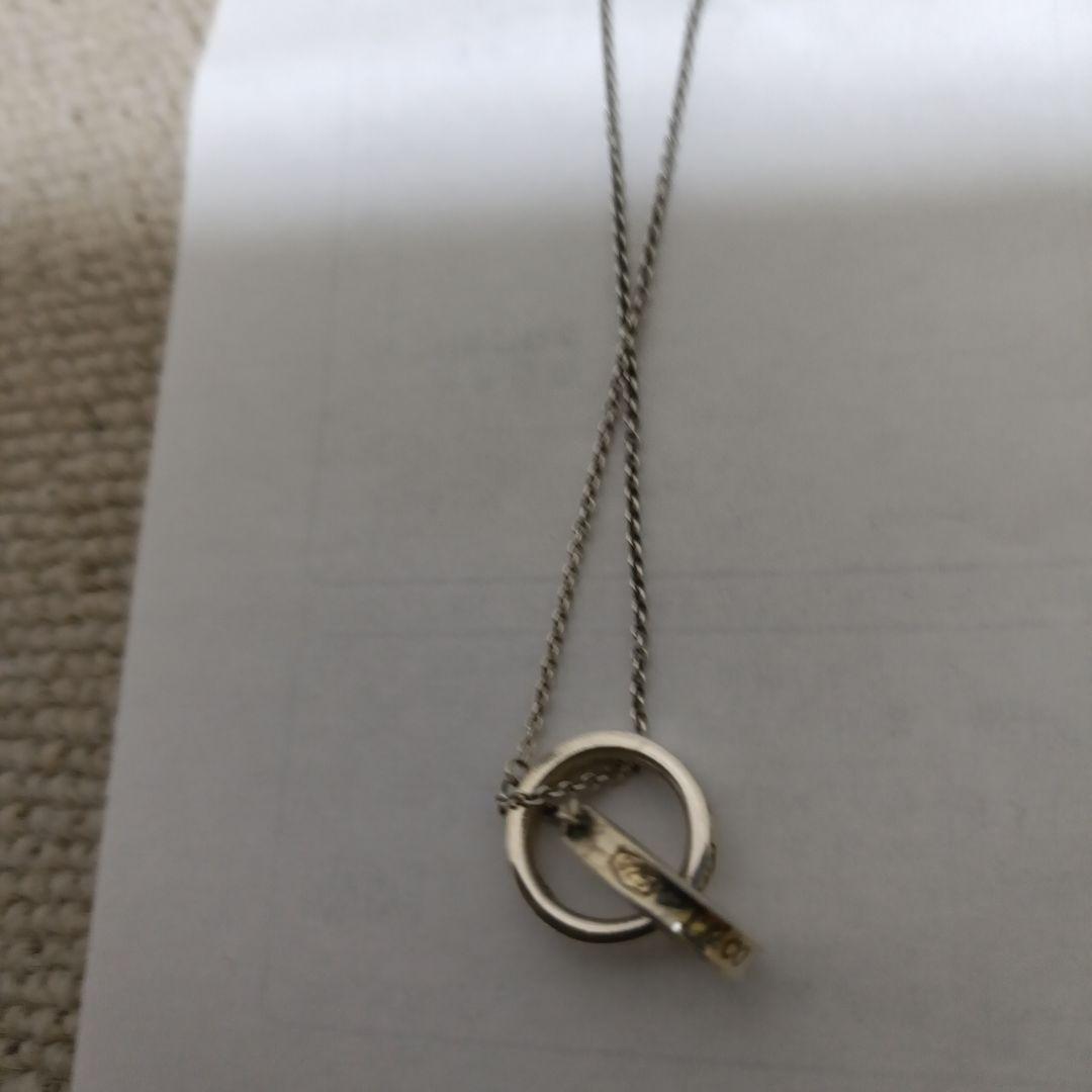 オールドTiffany & Co. シルバー925 ダブルループネックレス