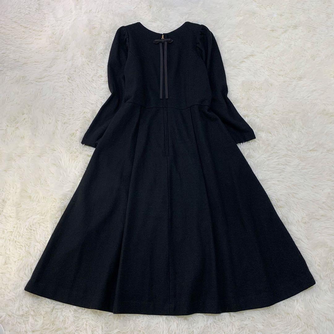 ローズティアラ エスカルゴ ワンピース ロング リボン 大きいサイズ 22AW