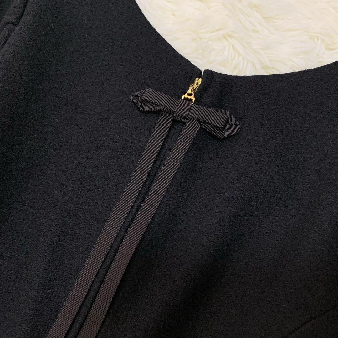 ローズティアラ エスカルゴ ワンピース ロング リボン 大きいサイズ 22AW