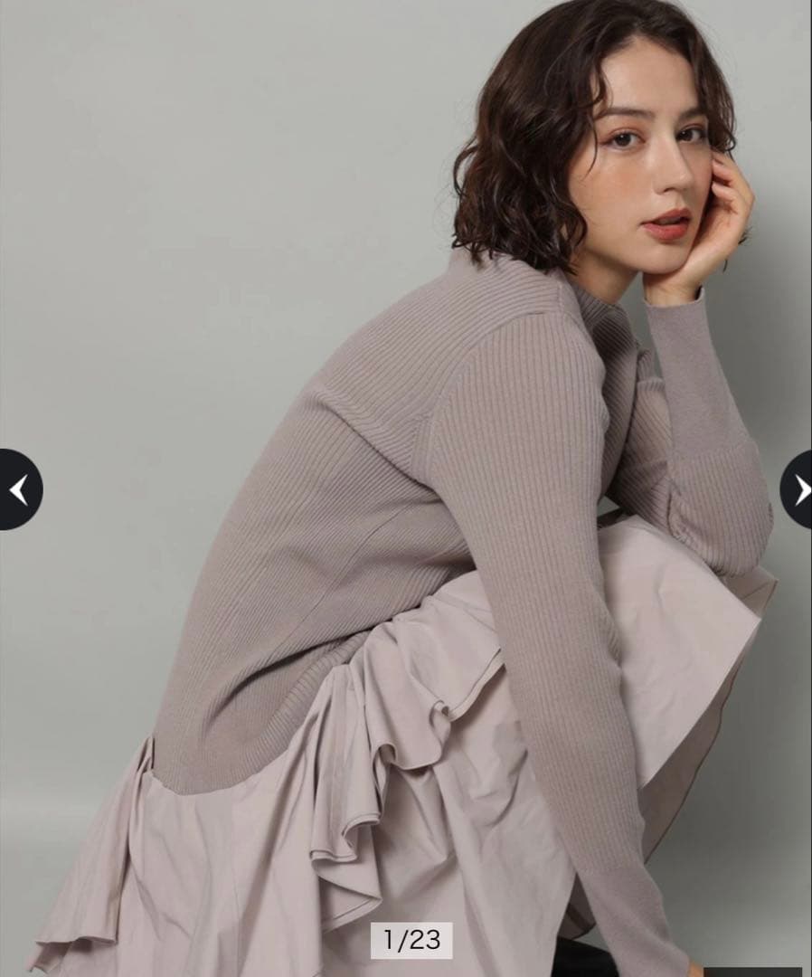 Arpege story タフタドッキングワンピース　ピンク