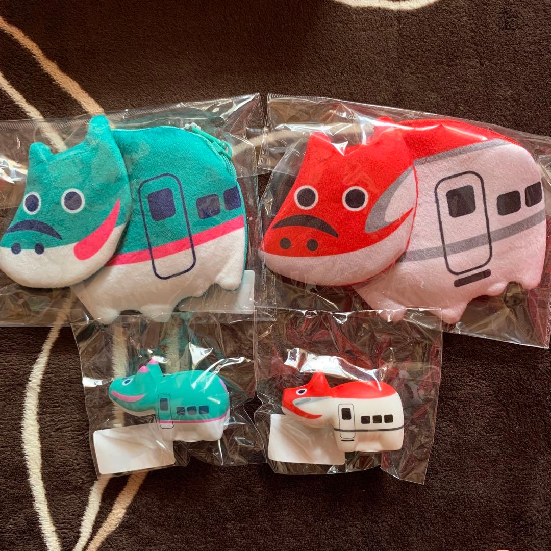 新幹線赤べこ はやぶさ ケース2種 ぷかぷか2種