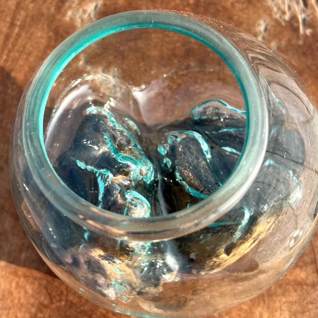 流木ガラス オブジェ中S 花瓶 金魚鉢 ガーデニング テラリウム 観賞魚 容器