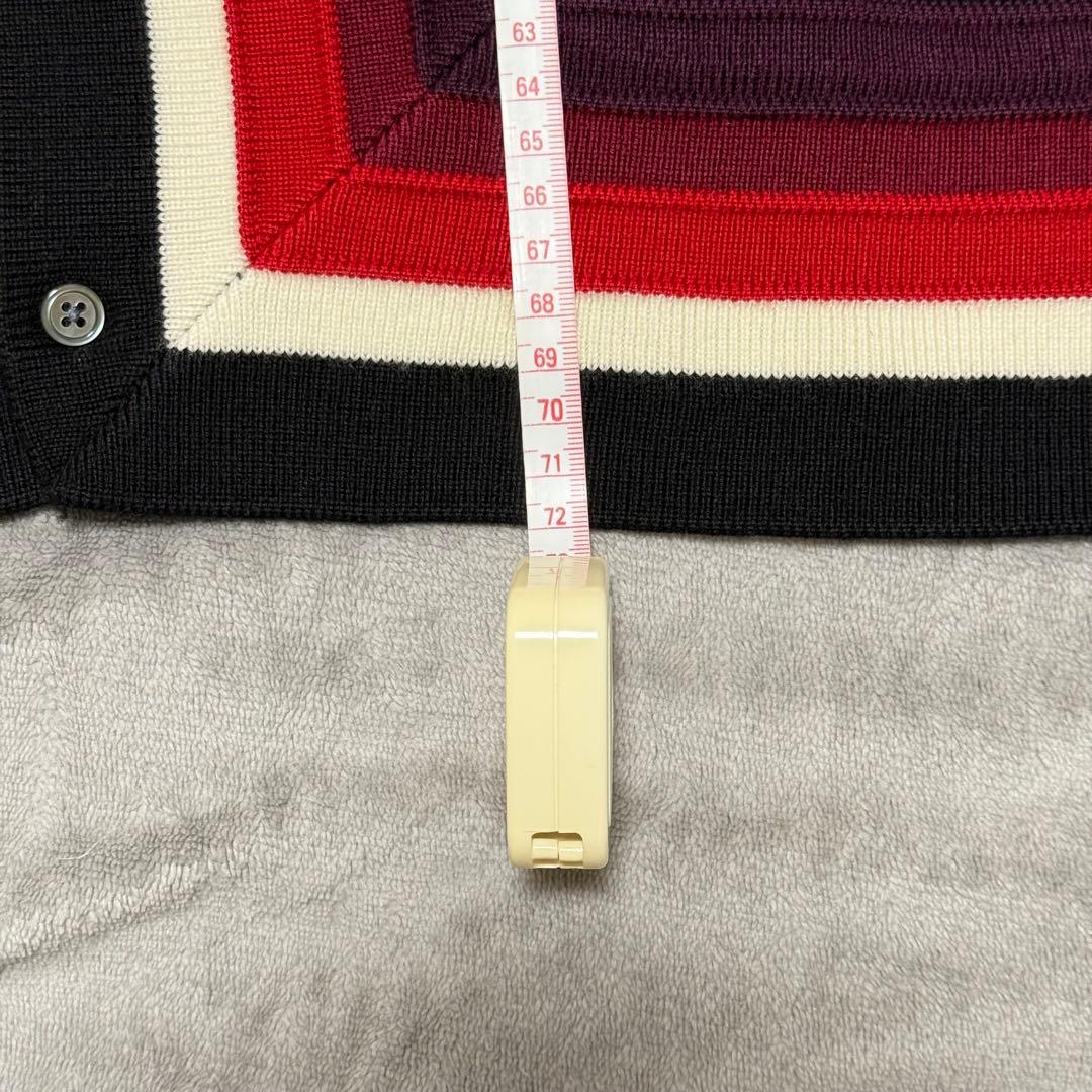 【XL】 Supreme Corner Stripe Polo Sweater