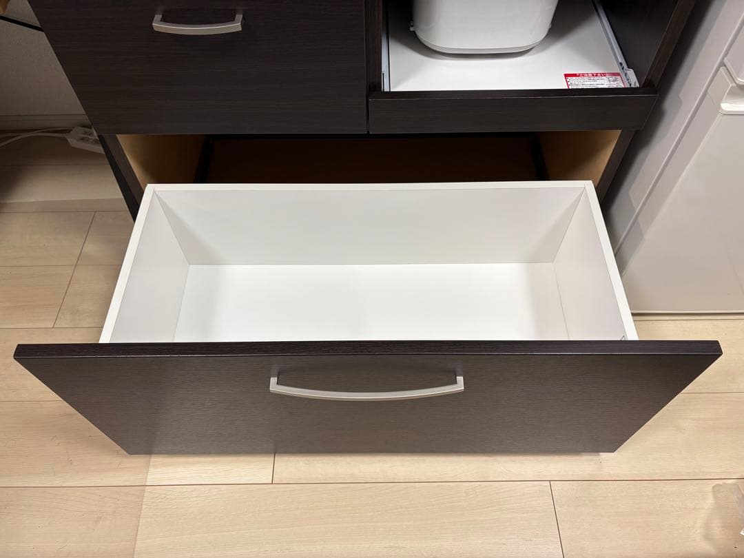 【よしまお様向け】ダークブラウン キャビネット 食器棚