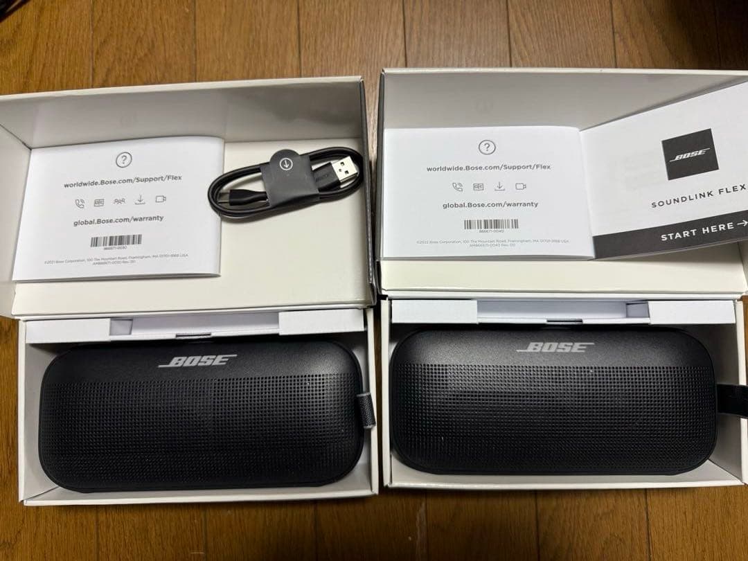 【２個セット】　BOSE SOUNDLINK FLEX スピーカー