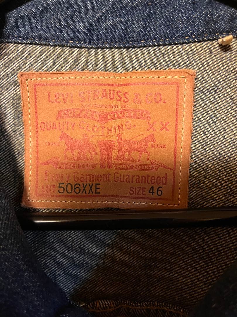K K LEVI'S 1936 46インチ 506XXE Ｔバック