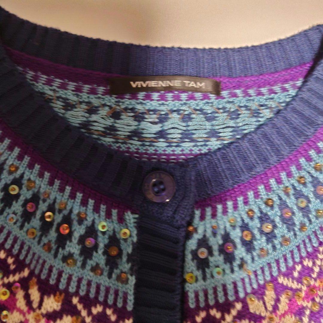 Vivienne Tam ウールカシミアカーディガンニット　アンサンブル