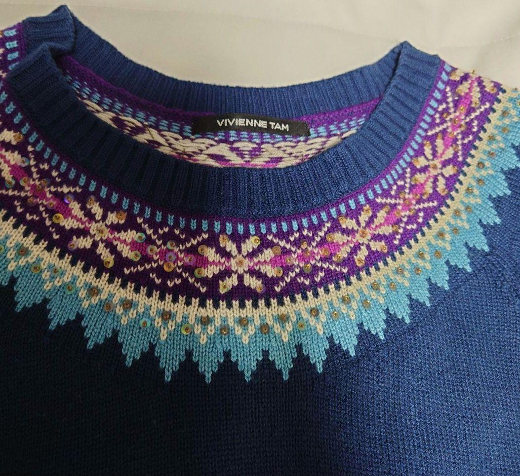 Vivienne Tam ウールカシミアカーディガンニット　アンサンブル