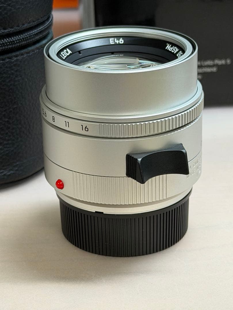 【極美品】最新モデルライカズミルックスM f1.4/50mm ASPH シルバー