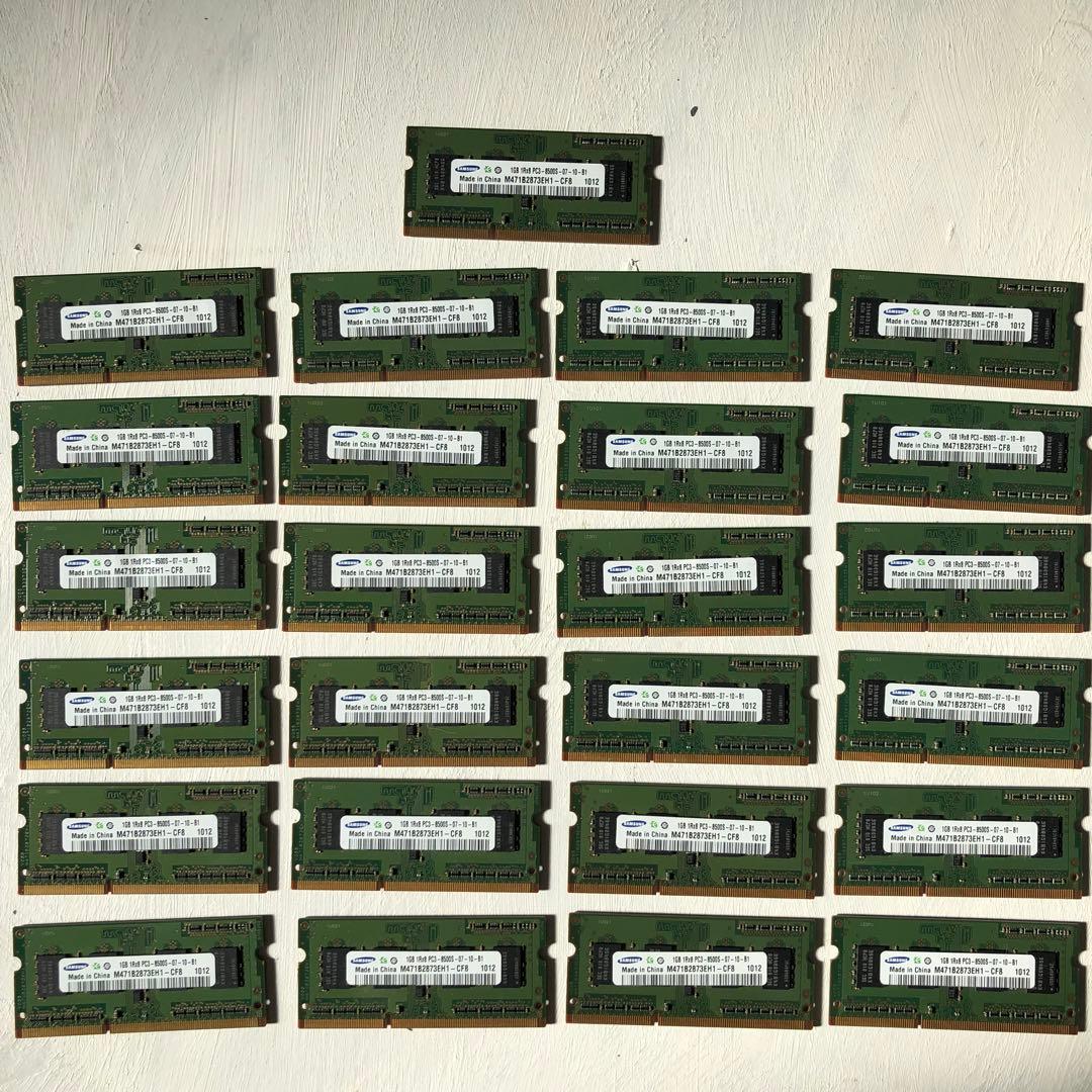 SAMSUNG 1GB DDR3メモリM471B2B873EH1-CF8 25枚