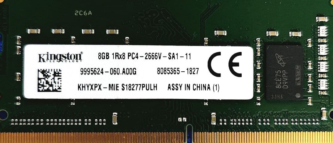 PC用メモリ PC4-2666V 8GB × 44枚セット