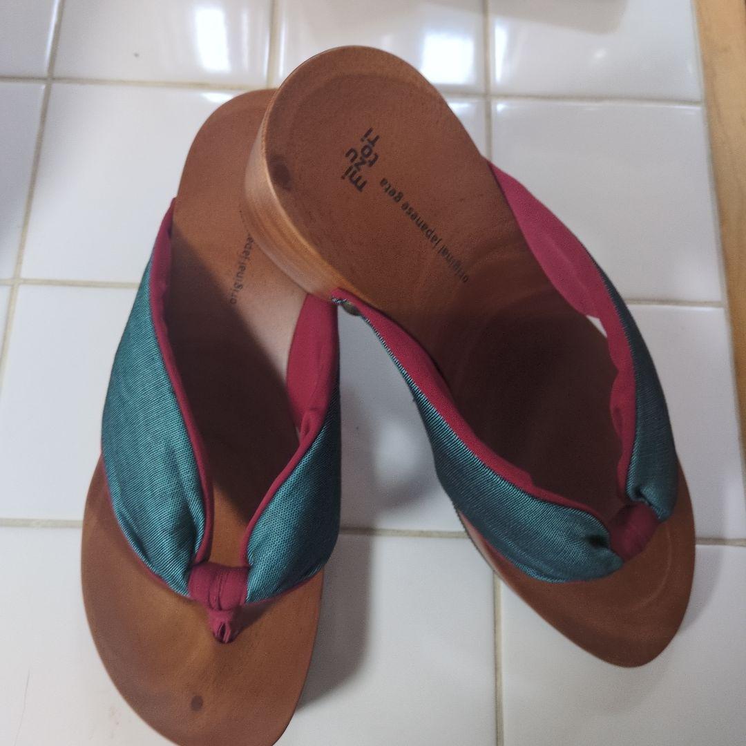 mizutori 水鳥工業 下駄 サンダル 23,5 24　Mサイズ新品未使用