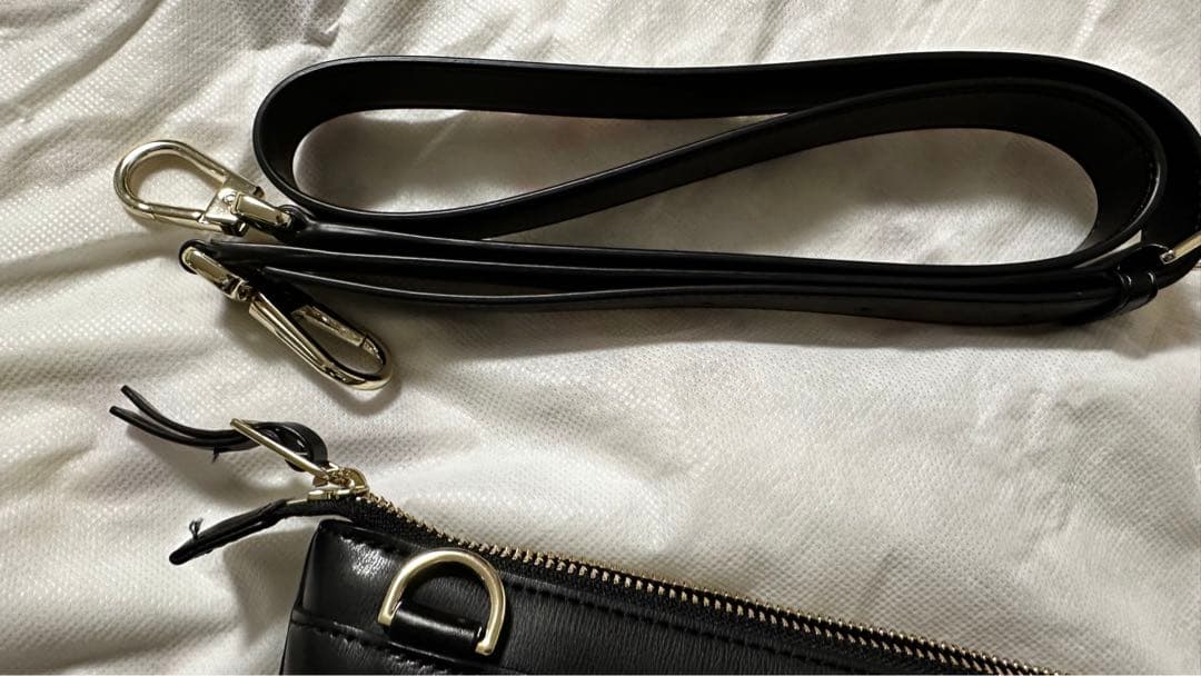 極美品 ポールスミス　レザークラッチバッグ　黒