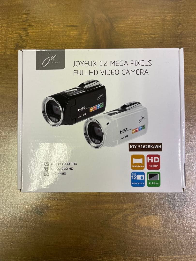 JOY-S5162WH フルHDビデオカメラ 12MP