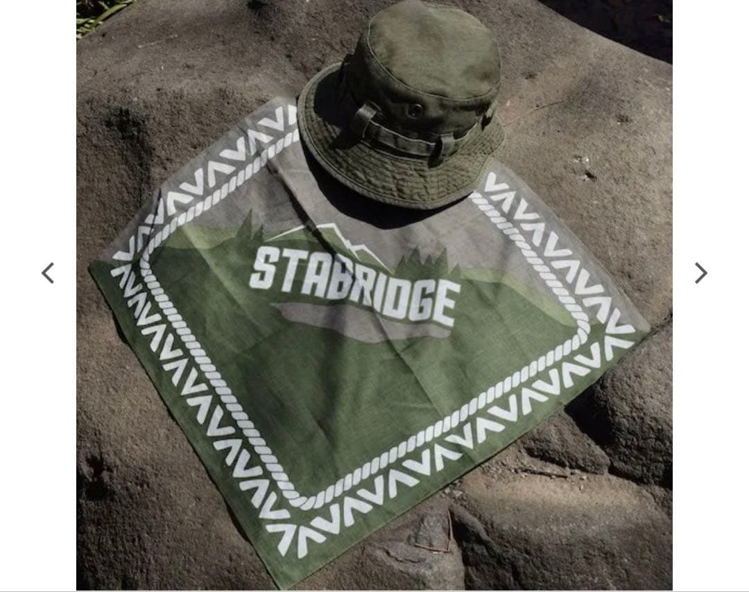 帽子 STABRIDGE Bandana Jungle Hat Olive L-xl