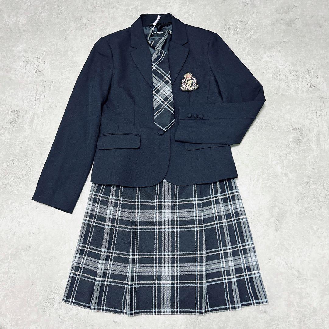 ポンポネットジュニア 卒服 セレモニー ブレザー スカートセット 160