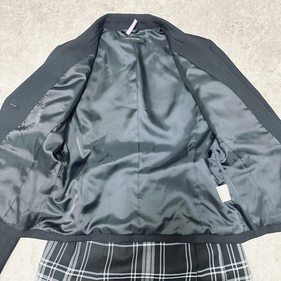ポンポネットジュニア 卒服 セレモニー ブレザー スカートセット 160