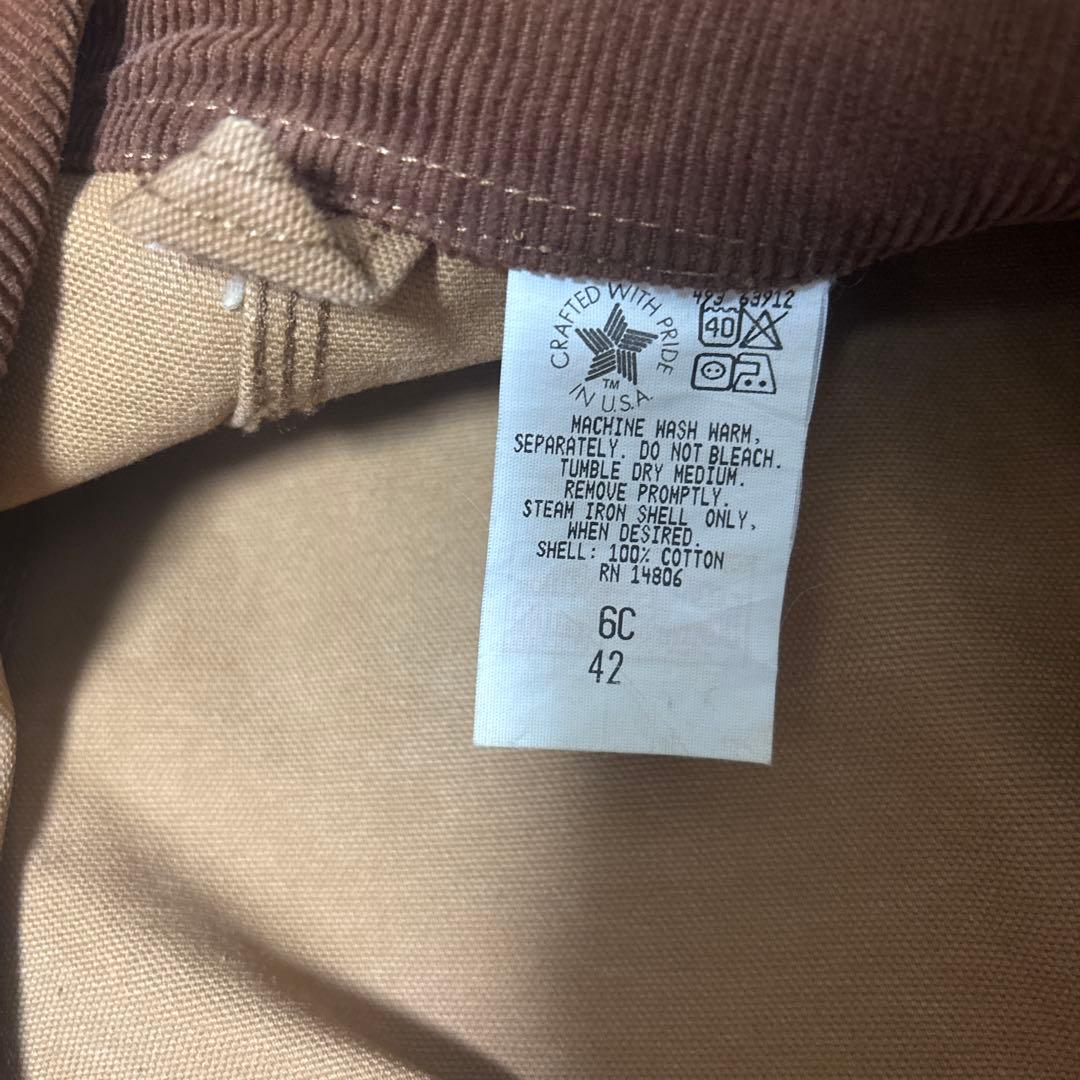 Carhartt 42 USA製 ブラウン ダック地 90s