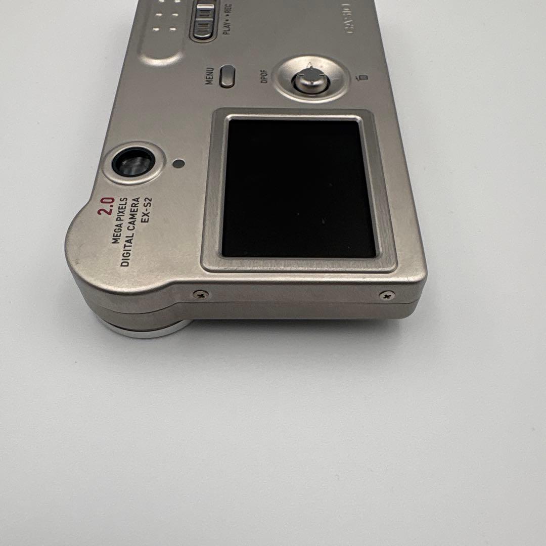 稼働品 カシオ EXILIM EX-S2 薄型　シルバー　コンデジ　カシオ