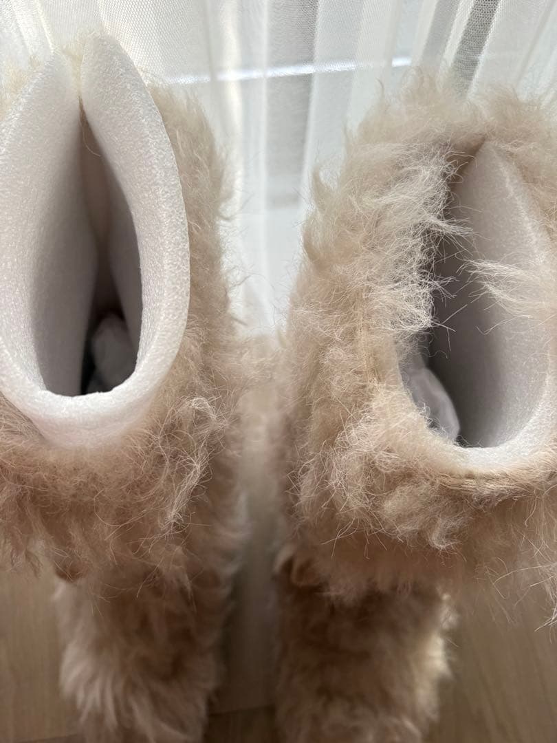 snidel レースアップファーブーツ M 新品タグ付き