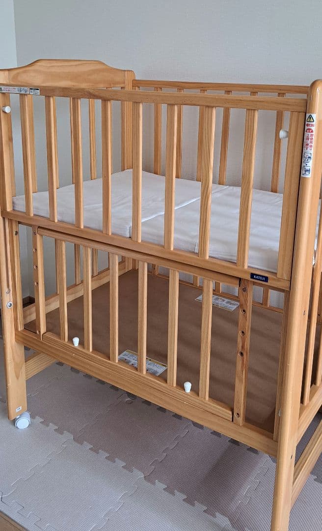 【ice】KATOJI　ミニベビーベッドハイタイプ　シーツ5点セット