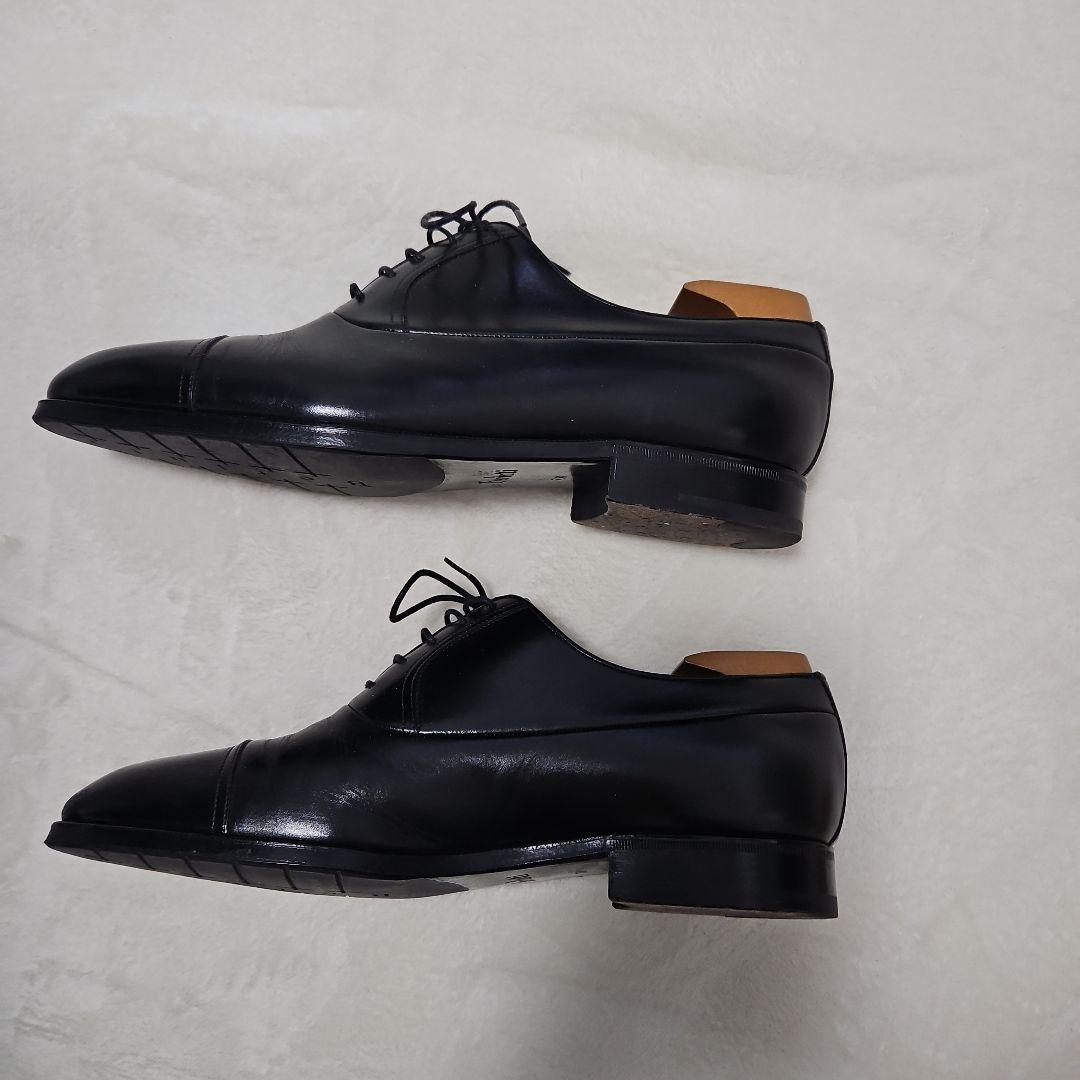 Berluti ブラック キャップトゥ　シューツリー付き　7 1/2