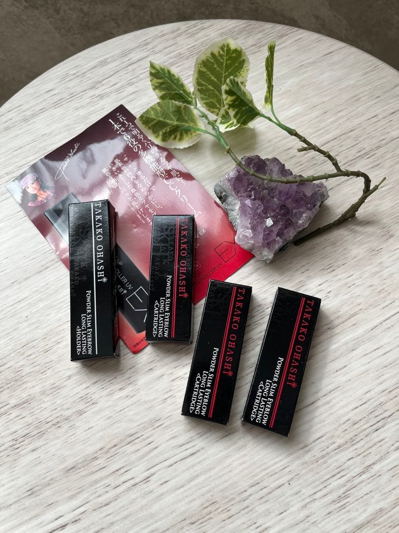 新品　未使用　大橋タカコ　パウダースリムアイブロウ　フォルダとリフィル3p