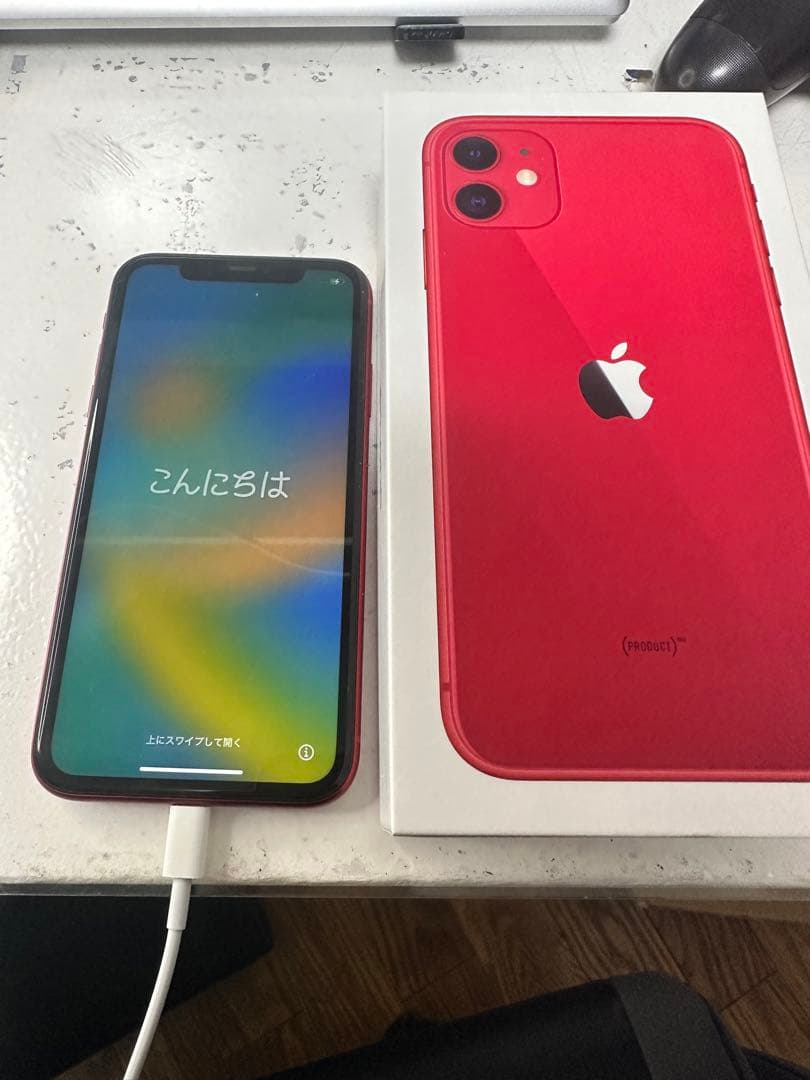 Apple iPhone11 256GB レッド MWM92J/A
