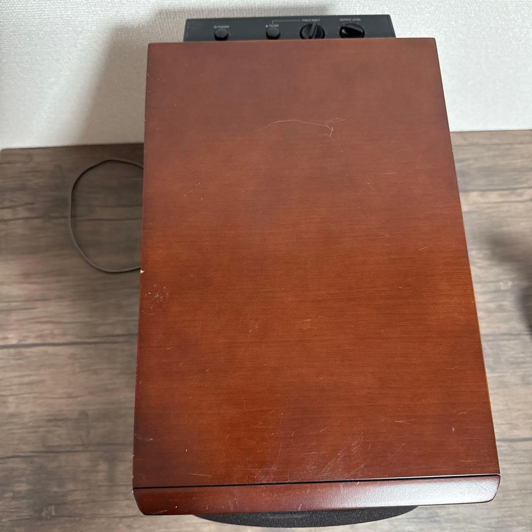 動作確認済 SL-A250 ONKYO サブウーファー ブラウン
