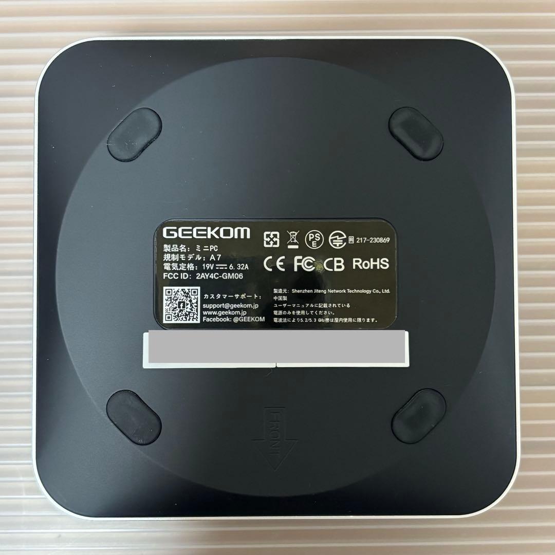 中*健様 【大容量高性能2TBSSD+32GBRAM】GEEKOM A7【美品・
