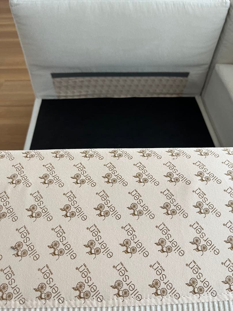 アクタス アイラーセン リグ コーナーソファ クッション付き