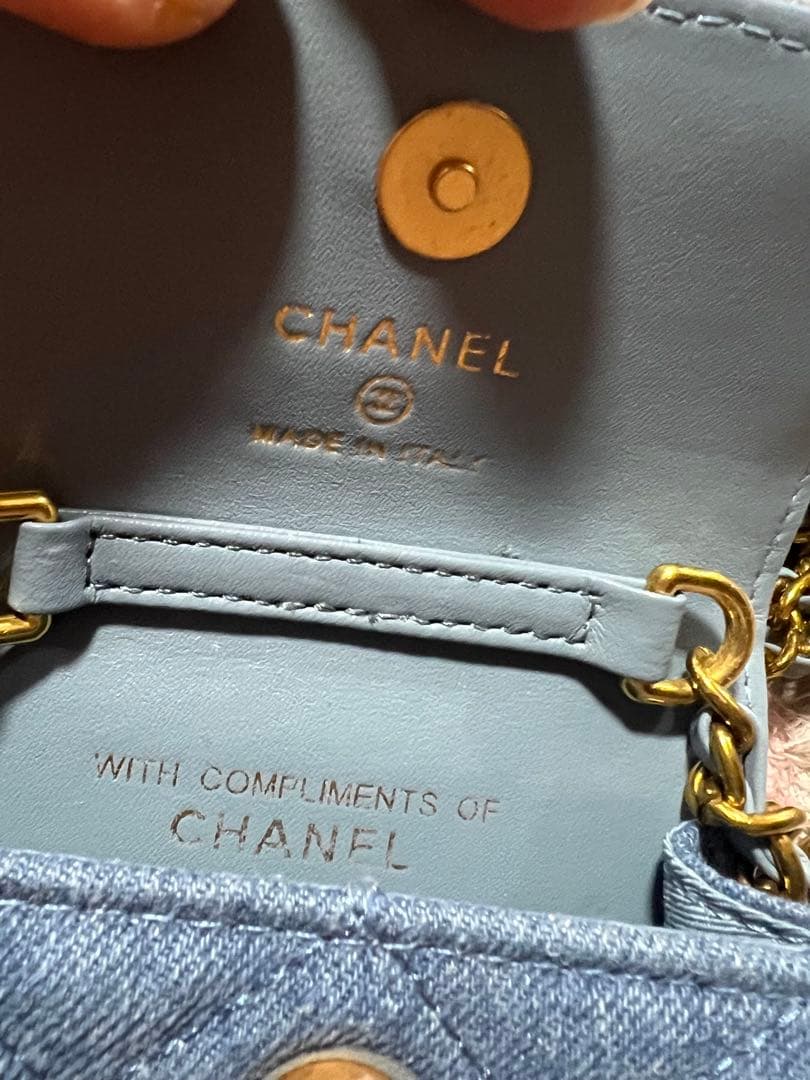 CHANEL 非売品ノベルティ　ポシェット　デニム