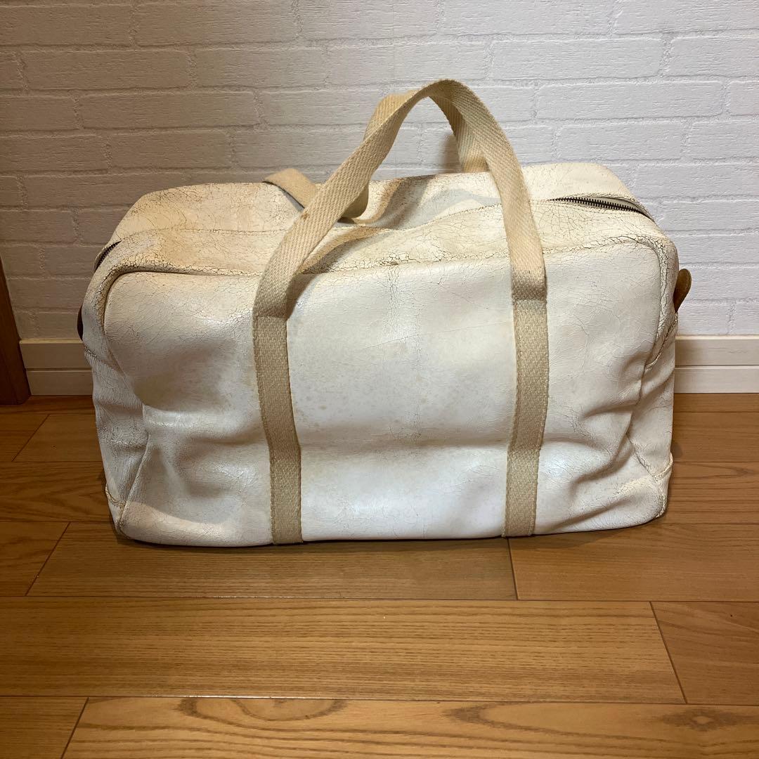 希少品　jas m b ジャスエムビー　クラックレザー　ボストンバッグ