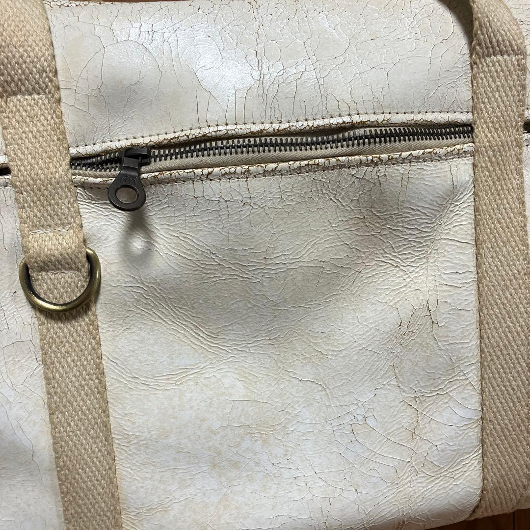 希少品　jas m b ジャスエムビー　クラックレザー　ボストンバッグ